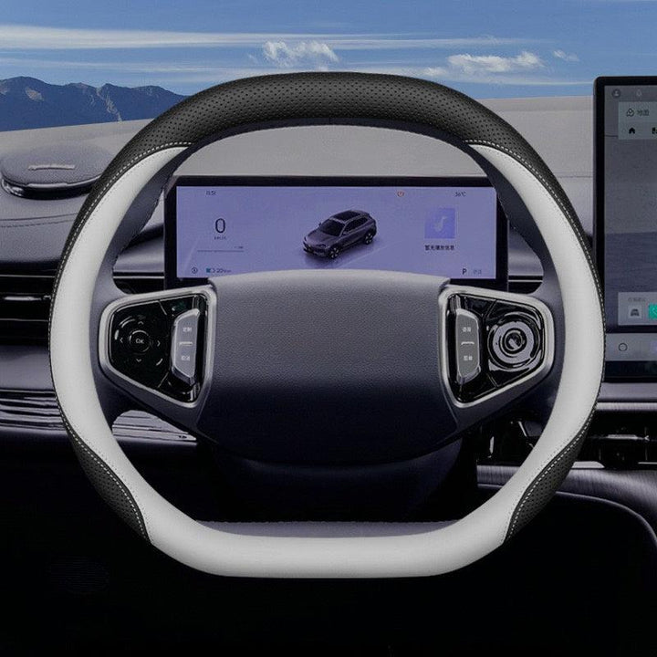 Napa Leather Steering Wheel Cover for Geely EX5 - Geelyevs
