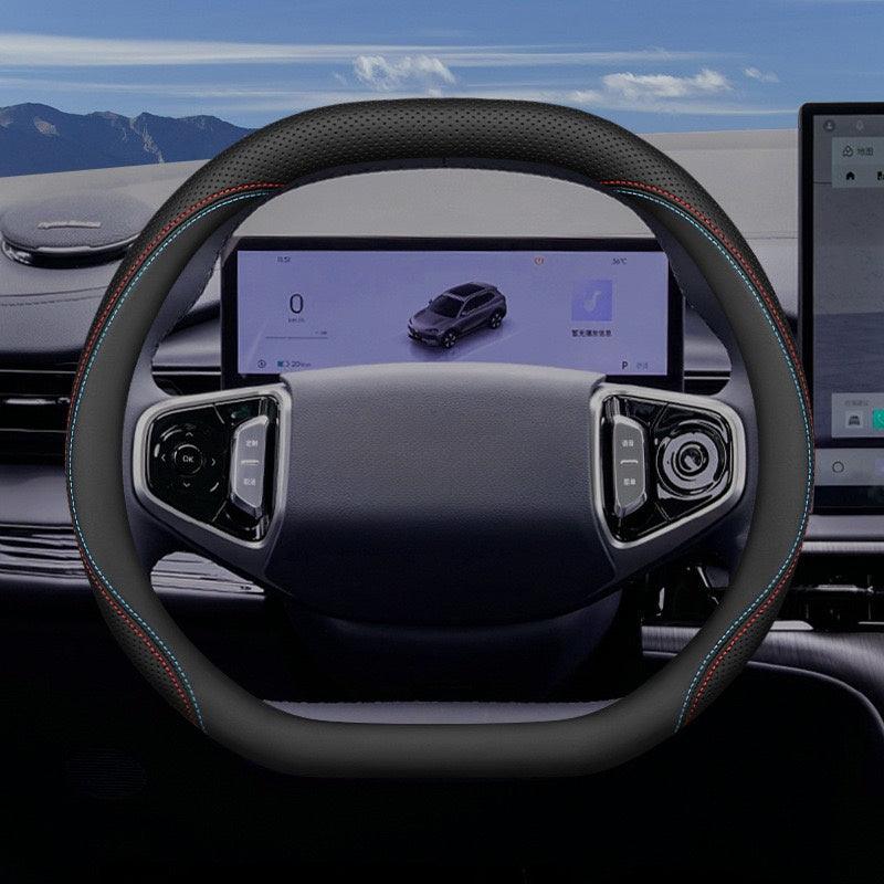 Napa Leather Steering Wheel Cover for Geely EX5 - Geelyevs