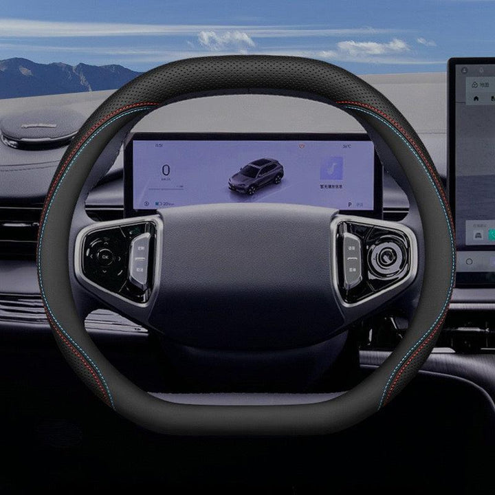 Napa Leather Steering Wheel Cover for Geely EX5 - Geelyevs
