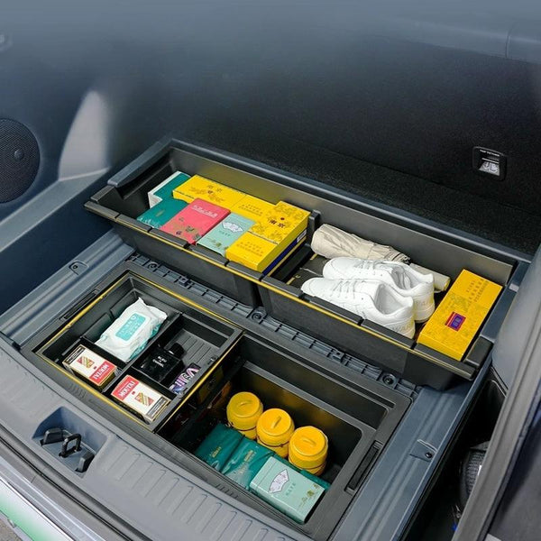 Upper and Lower Trunk Storage Boxes for Geely EX5 – Geelyevs