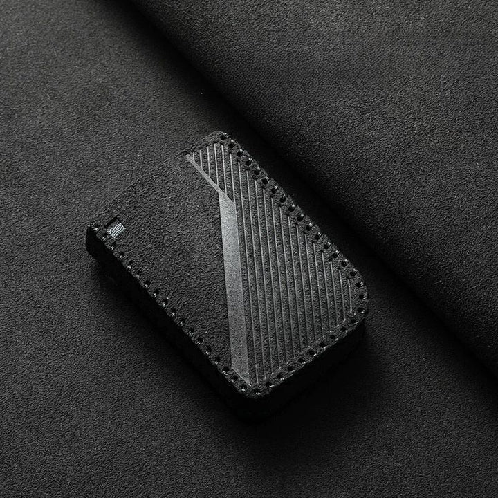 Suede Leather Car Key Case Cover Fob Shell for Lynk & CO 08