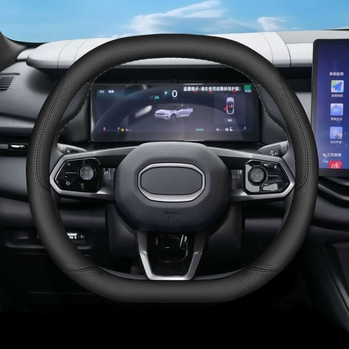 Nappa Leather Steering Wheel Cover for Lynk & Co 08