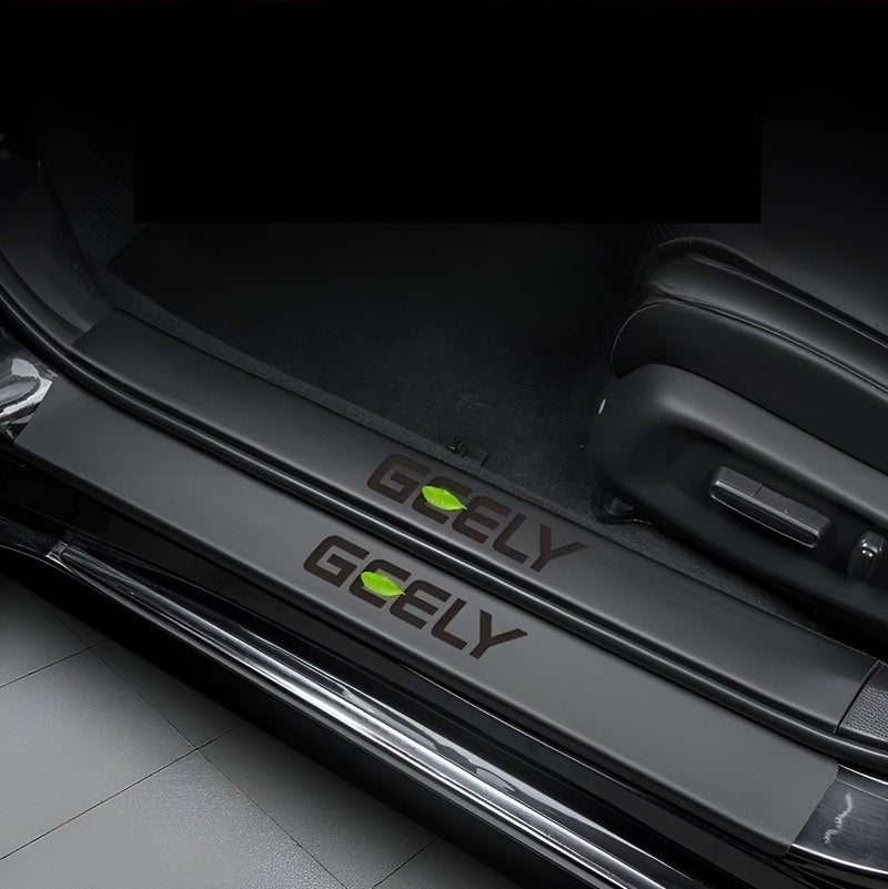 Car Door Sill Protectors and Anti-kick Mat for Geely