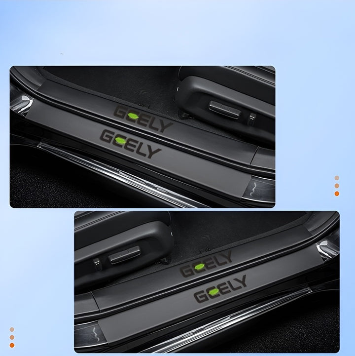 Car Door Sill Protectors and Anti-kick Mat for Geely