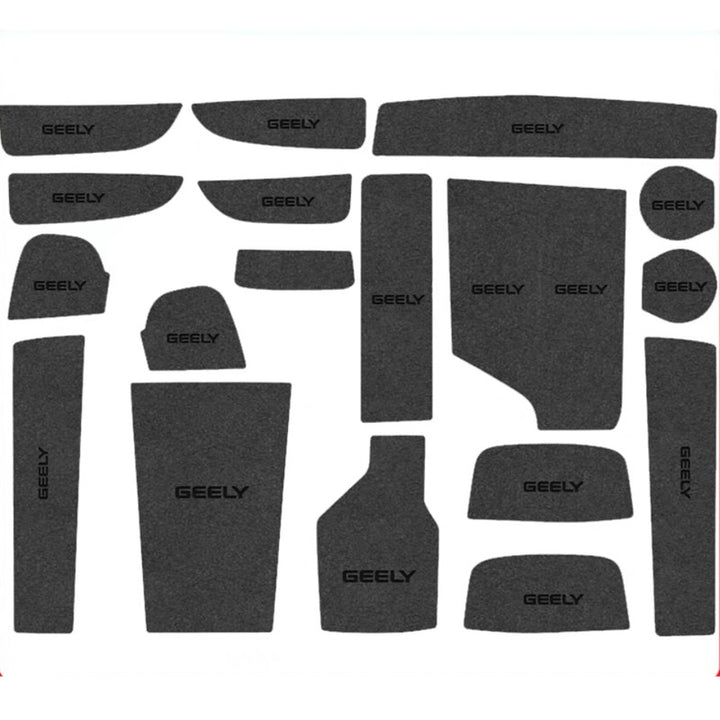 Center Console Liner Trim Mats for Geely Coolray